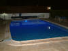 Villa Hieros Kepos Swimming Pool at night
